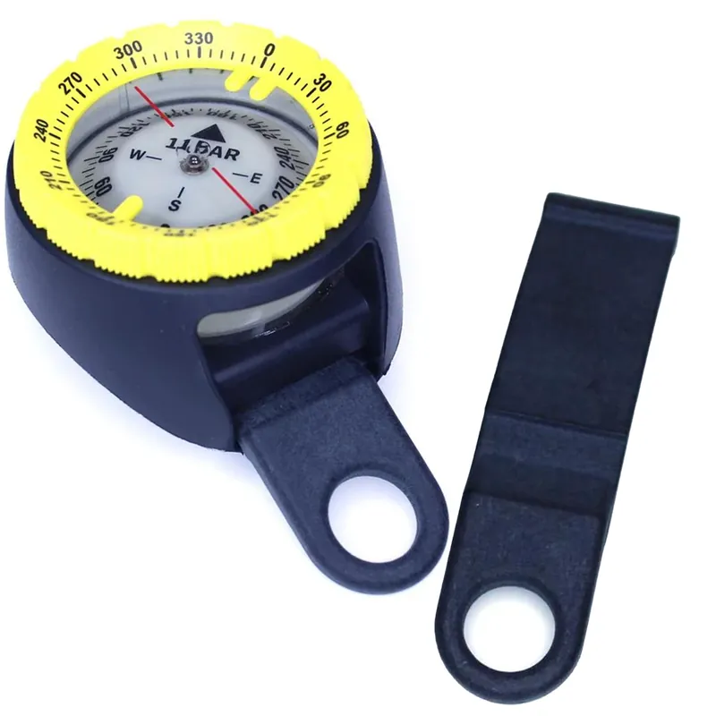 Kompass mit Bolt-Snap Adapter Farbe gelb Must-Have